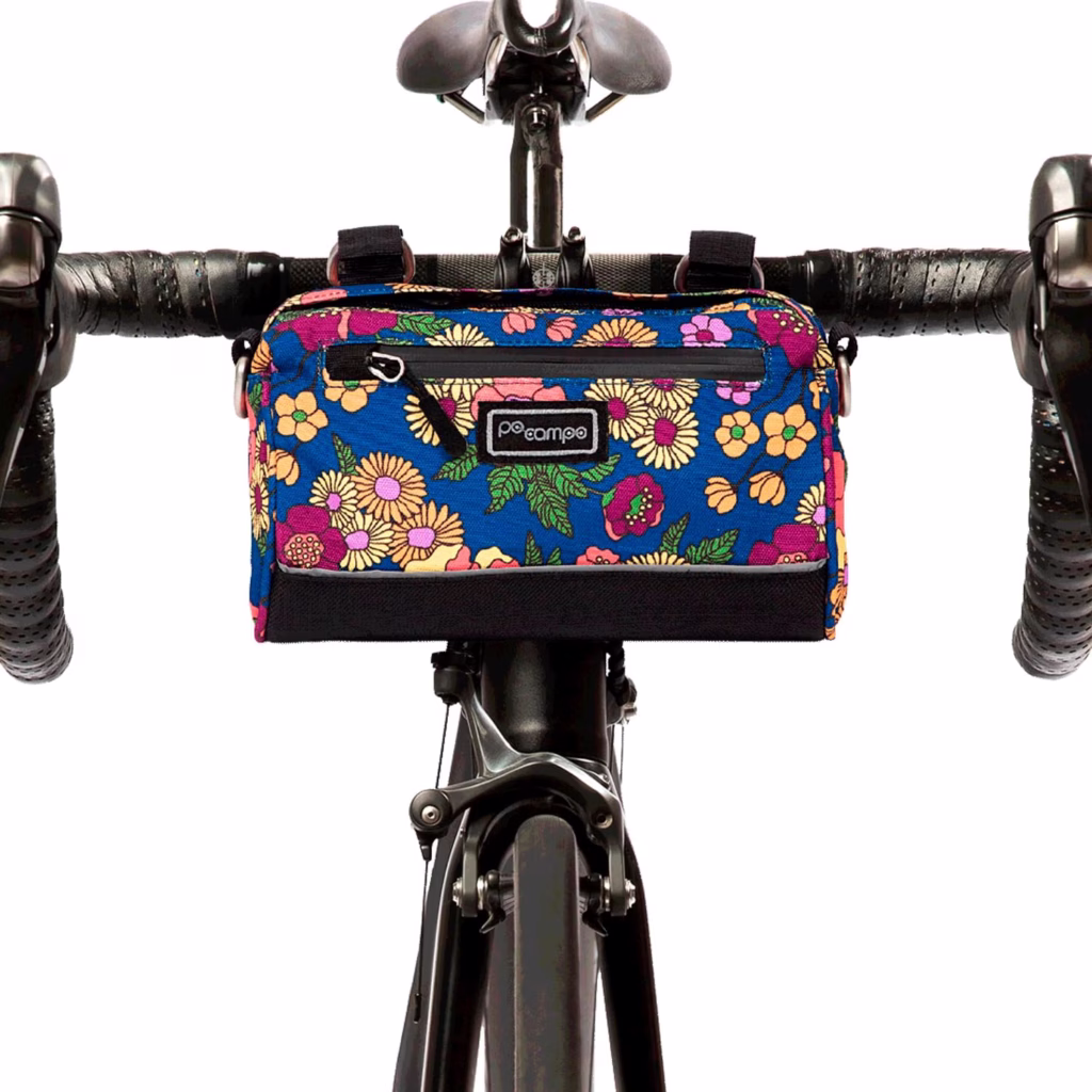 Colorful Po Campo Kinga Handlebar Bag 2 for cycling.