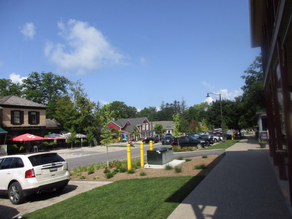 Main street in Bayfield, Ontario