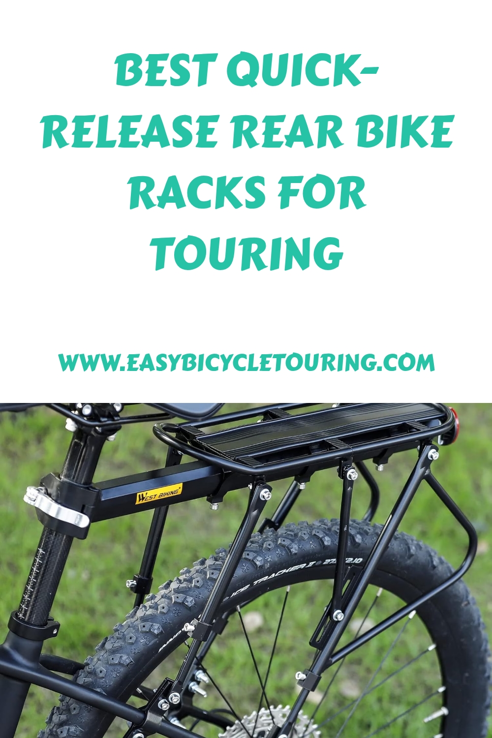 Best Quick Release Rear Bike Racks for Touring generated pin 68770