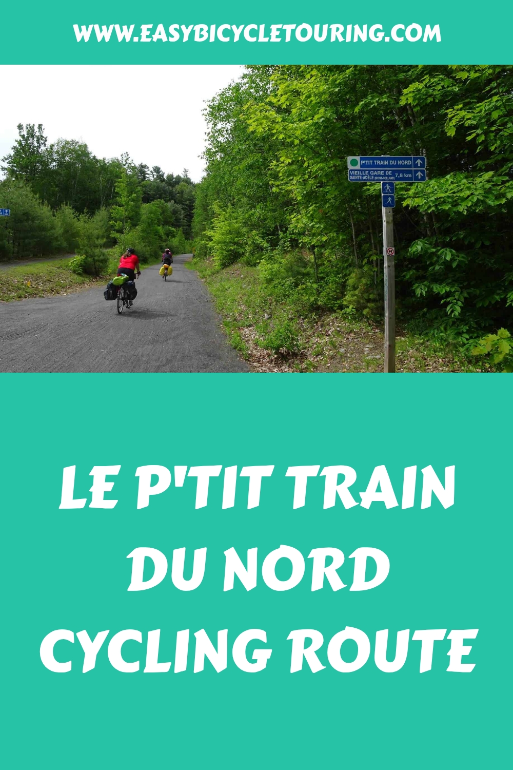 Le Ptit Train du Nord Cycling Route generated pin 12512