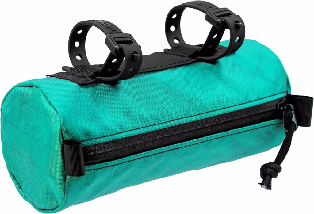 A green colored Orucase Smuggler cycling handlebar bar