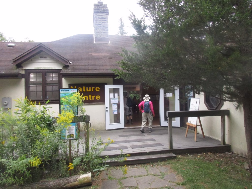 Entrance to Nature Centre in Presqu'le Provincial Park in Ontario